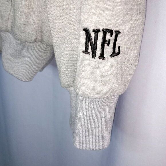 Steelers NFL Lined Full Zip Jacket Hooded Graphic Sweatshirt Pockets Heavy Small - Picture 5 of 7